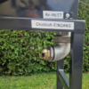 Drucklufteingang beim Nachkühler