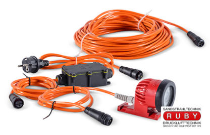 Strahlerlampe LED Verlängerungskabel und Trafo 230V Strahlerlampe