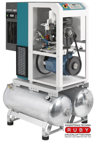 RENNER Schraubenkompressor 2x90Liter offen