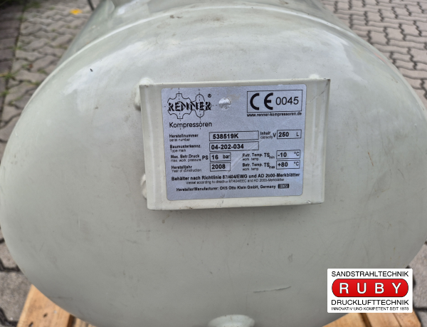 Druckbehälter 250 Liter
